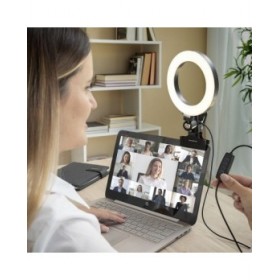 Ring Light Selfie con Pinza di Supporto Lumahoop InnovaGoods
