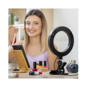 Ring Light Selfie con Pinza di Supporto Lumahoop InnovaGoods