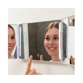Specchio da Bagno con Luce LED e Visione a 360º SelfKut InnovaGoods