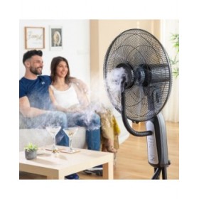 Ventilatore Nebulizzatore da Terra con Telecomando InnovaGoods Mistinn Nero 90 W 2,8 L