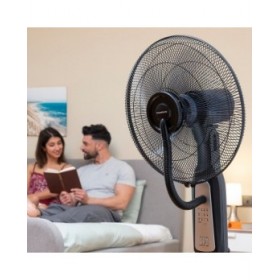 Ventilatore Nebulizzatore da Terra con Telecomando InnovaGoods Mistinn Nero 90 W 2,8 L