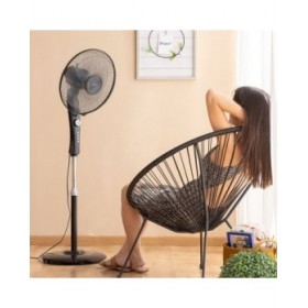 Ventilatore a Piantana InnovaGoods Breezinn Nero 45 W