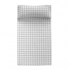 Trapunta HappyFriday Basic Kids Grigio 180 x 260 cm Vichy