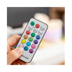 Candele a LED Multicolor Effetto Fiamma con Telecomando Lendles InnovaGoods 3 Unità