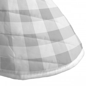 Trapunta HappyFriday Basic Kids Grigio 180 x 260 cm Vichy