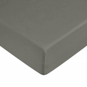 Lenzuolo con angoli aderenti Decolores Liso Antracite Grigio scuro Osimano