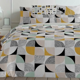 Copripiumino Decolores Anna Multicolore 175 Fili 155 x 220 cm