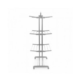 Stendibancheria Verticale Pieghevole con Ruote Folver InnovaGoods   24 Sbarre Metallo (Ricondizionati B)