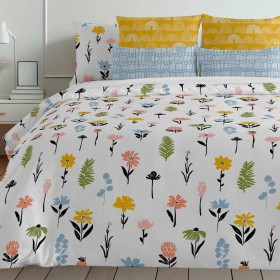 Copripiumino Decolores Arona Multicolore 175 Fili 140 x 200 cm