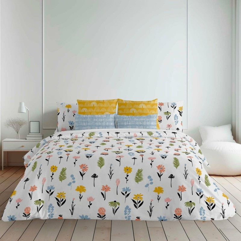 Copripiumino Decolores Arona Multicolore 175 Fili 220 x 220 cm