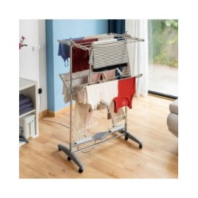 Stendibiancheria Elettrico Pieghevole con Flusso d'Aria Naturale Dryllon InnovaGoods 12 sbarre 24 W (Ricondizionati B)