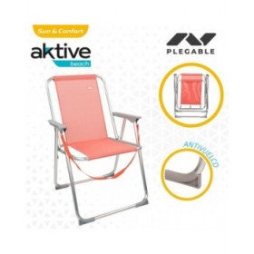 Sedia Pieghevole Aktive Flamingo Corallo (Ricondizionati C)