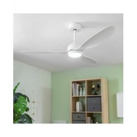 Ventilatore da Soffitto con Luce Flaled InnovaGoods Bianco 36 W 52" Ø132 cm (Ricondizionati A)