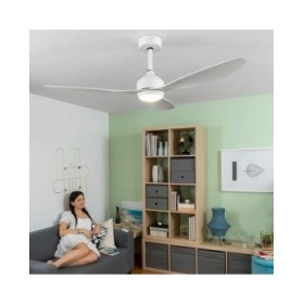 Ventilatore da Soffitto con Luce Flaled InnovaGoods Bianco 36 W 52" Ø132 cm (Ricondizionati A)