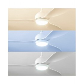 Ventilatore da Soffitto con Luce Flaled InnovaGoods Bianco 36 W 52" Ø132 cm (Ricondizionati A)