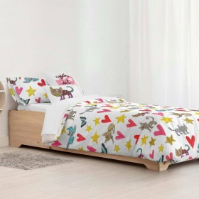 Copripiumino Decolores Gatets Multicolore 175 Fili 220 x 220 cm