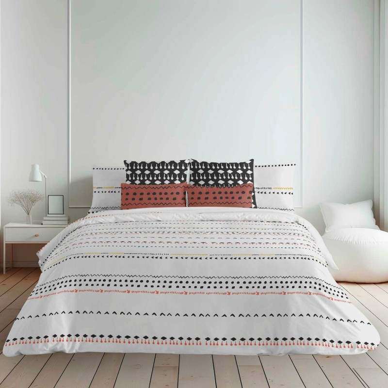 Copripiumino Decolores Kiel Multicolore 175 Fili 220 x 220 cm
