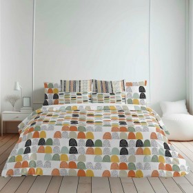 Copripiumino Decolores Lahti Multicolore 175 Fili 260 x 240 cm