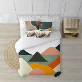 Copripiumino Decolores Sahara Multicolore 175 Fili 180 x 220 cm