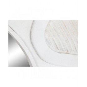 Specchio da parete DKD Home Decor Bianco