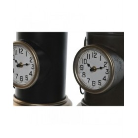 Orologio da Tavolo Home ESPRIT Multicolore Metallo