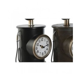 Orologio da Tavolo Home ESPRIT Multicolore Metallo