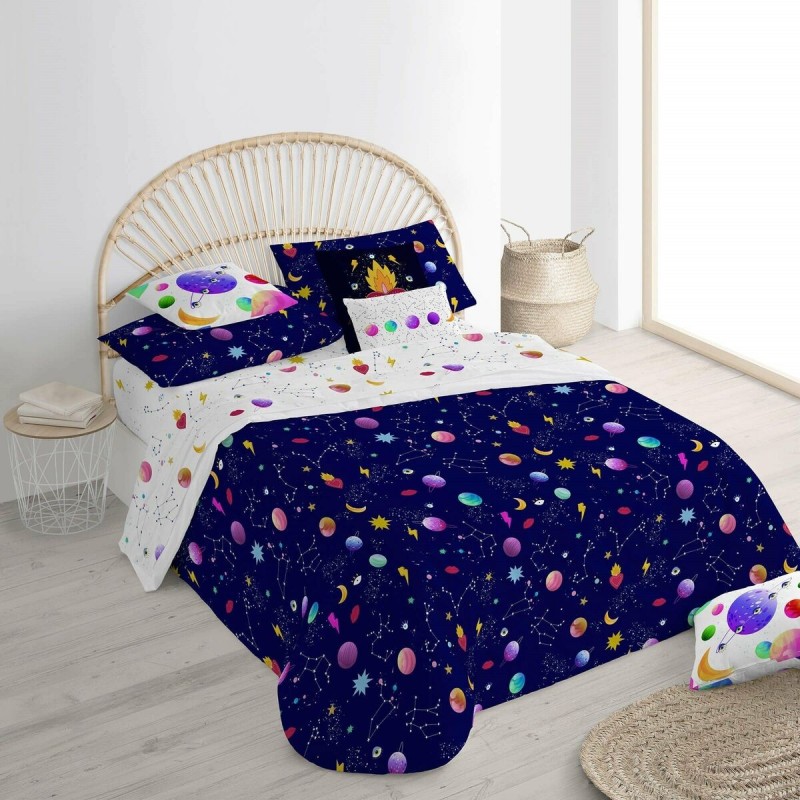Copripiumino Decolores Cosmos Multicolore 175 Fili 260 x 240 cm Collo di bottiglia