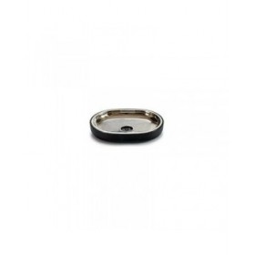 Portasapone Argentato Acciaio inossidabile Plastica 9,5 x 2,5 x 13 cm