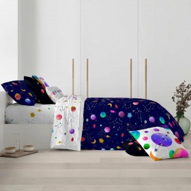 Copripiumino Decolores Cosmos Multicolore 175 Fili 260 x 240 cm Collo di bottiglia