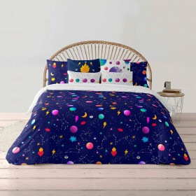 Copripiumino Decolores Cosmos Multicolore 175 Fili 200 x 200 cm Collo di bottiglia