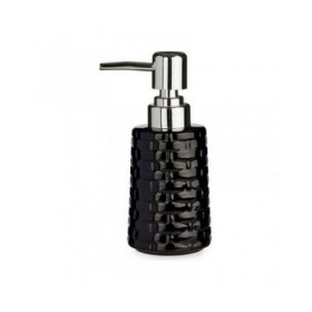Dispenser di Sapone Ceramica 150 ml Argentato Metallo