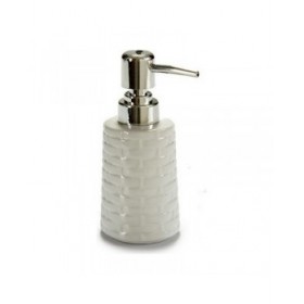 Dispenser di Sapone Ceramica 150 ml Argentato Metallo