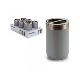 Portaspazzolini da Denti Acciaio inossidabile Argentato Plastica 7,7 x 11,2 x 7,7 cm