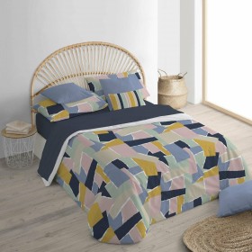 Copripiumino Decolores Jena Multicolore 175 Fili 260 x 240 cm Collo di bottiglia