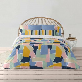 Copripiumino Decolores Jena Multicolore 175 Fili 260 x 240 cm Collo di bottiglia