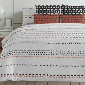 Copripiumino Decolores Kiel Multicolore 175 Fili 240 x 220 cm Collo di bottiglia