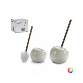 Scopino per il Bagno Ceramica Argentato Acciaio inossidabile 15 x 33,5 x 15 cm
