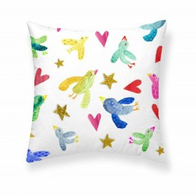 Federa Decolores Ocells Multicolore 175 Fili 65 x 65 cm
