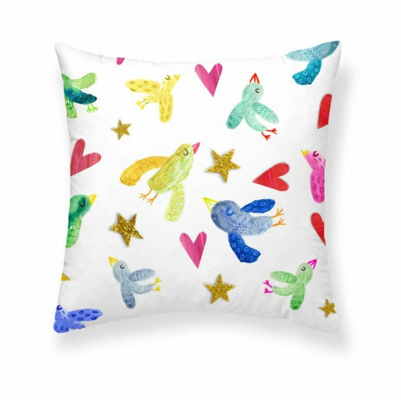 Federa Decolores Ocells Multicolore 175 Fili 65 x 65 cm