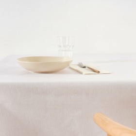 Tovaglia in resina antimacchia Belum Liso Bianco 180 x 180 cm Liscio