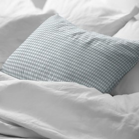 Federa Kids&Cotton Vichy Azzurro 30 x 50 cm 100 % cotone