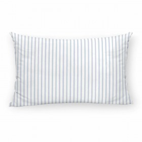 Fodera per cuscino Decolores Rayas Azzurro 30 x 50 cm 100 % cotone