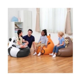 Bestway Poltrona Gonfiabile Gigante Animali 72x72x64 cm +3 Anni Interni e Giardino 75116