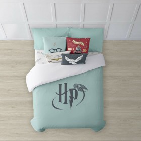 Copripiumino Harry Potter Mint Multicolore 175 Fili 140 x 200 cm Singolo