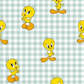 Copripiumino Piolín Tweety Vichy Multicolore 175 Fili 200 x 200 cm