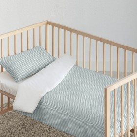 Copripiumino per Culla Kids&Cotton Vichy 115 x 145 cm