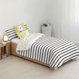 Copripiumino Kids&Cotton Guildo Nero 155 x 220 cm