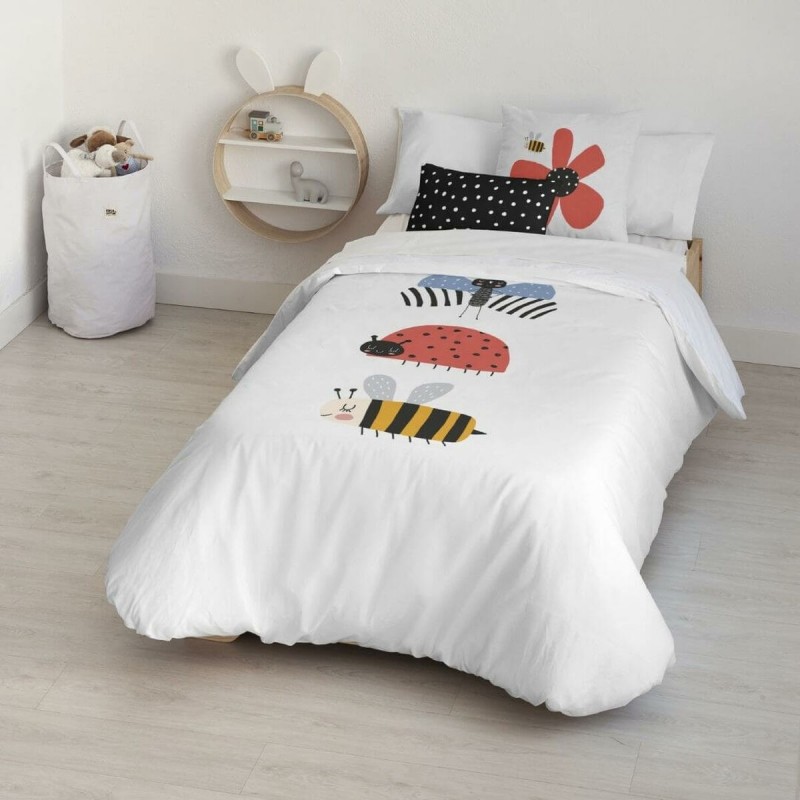 Copripiumino Kids&Cotton Kamal Bianco 175 Fili 180 x 220 cm