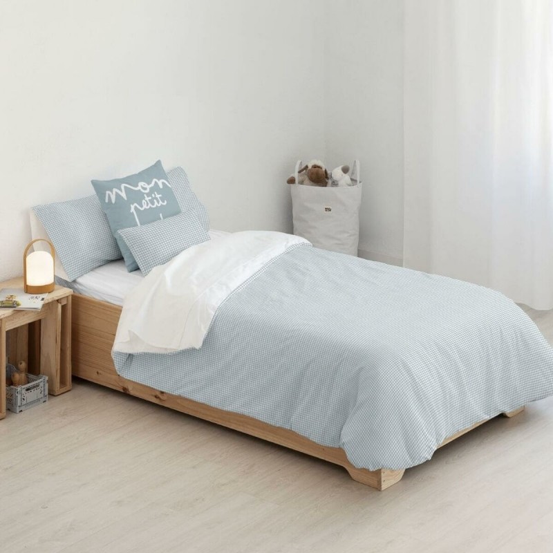 Copripiumino Kids&Cotton Vichy Azzurro 180 x 220 cm