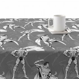 Tovaglia in resina antimacchia Superman 04 Multicolore 150 x 150 cm
